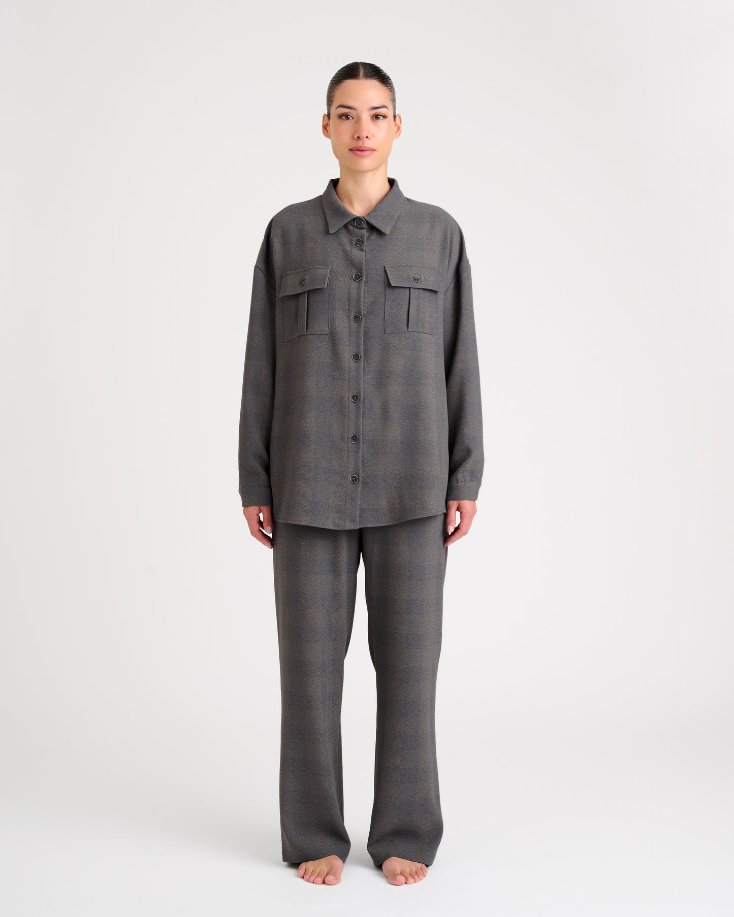 Loose fit co-ord set Grey