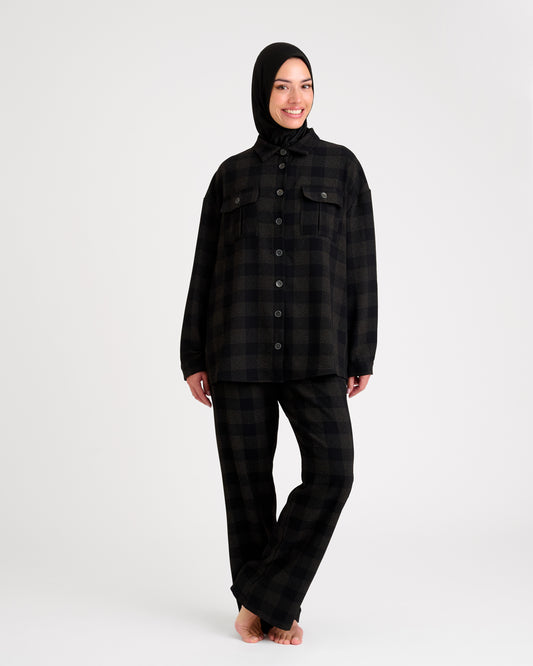Loose fit co-ord set Black