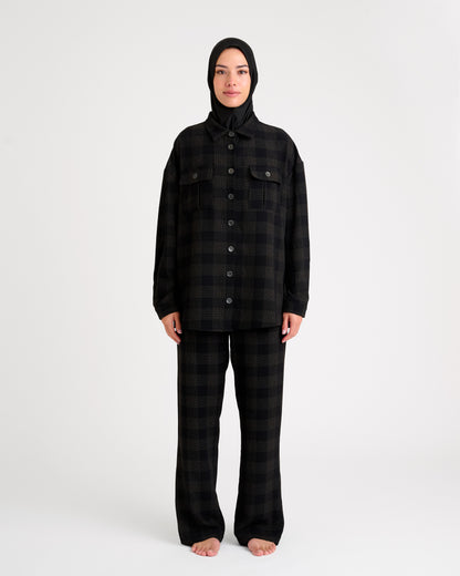 Loose fit co-ord set Black