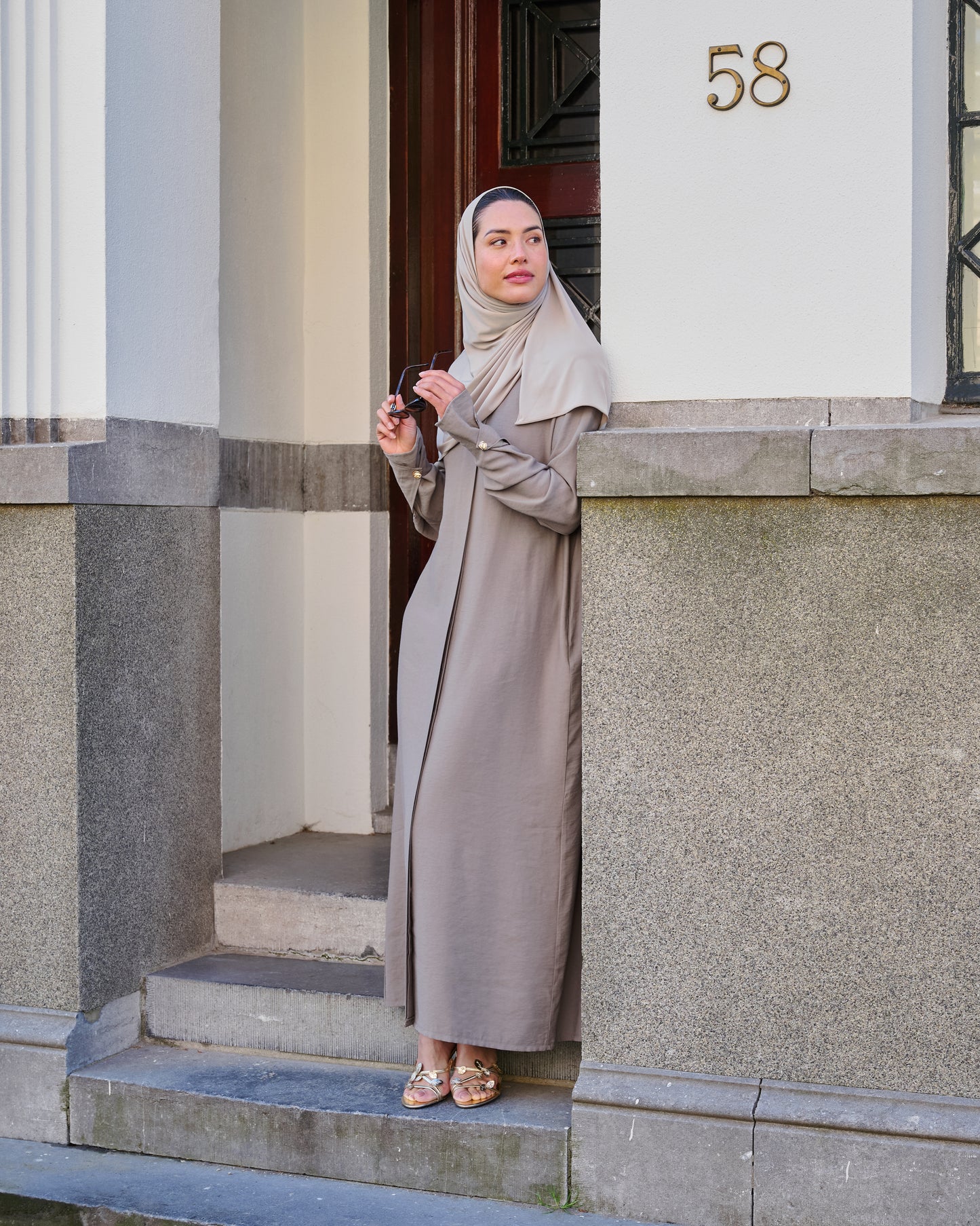 Signature Dress Taupe
