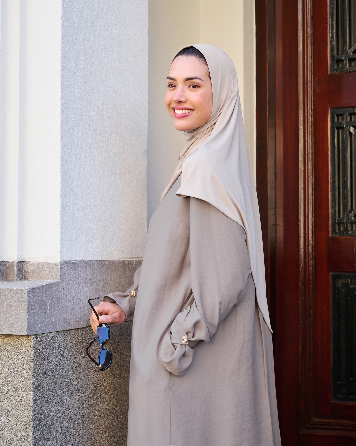 Signature Dress Taupe