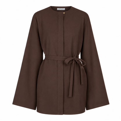 Soft Skirt Set Brown