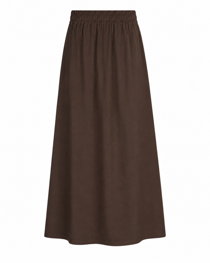 Soft Skirt Set Brown