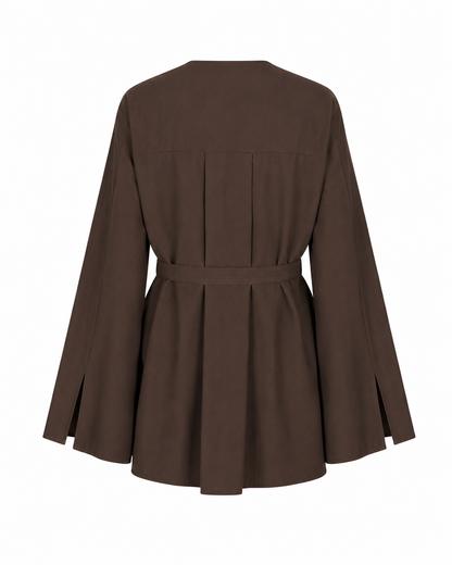 Soft Skirt Set Brown